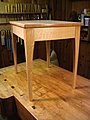 Finished Table From End